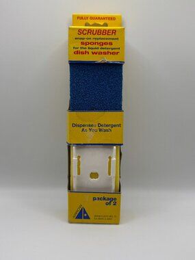 Arrow Liquid Detergent Dish Washer and 2 Pack Snap-On Replacement Sponges